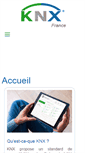 Mobile Screenshot of knx.fr