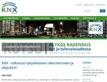 Tablet Screenshot of knx.fi