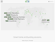 Tablet Screenshot of knx.org